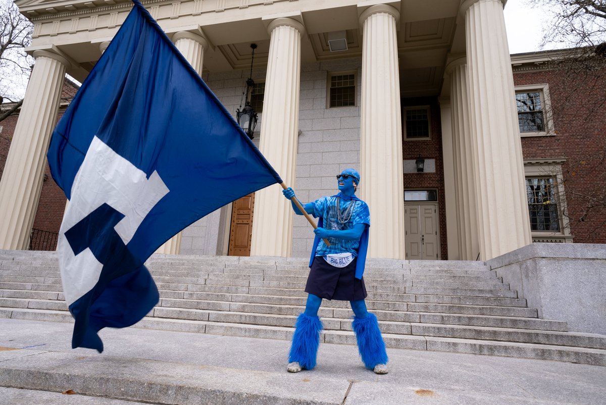 phillipsacademy's tweet photo. BIG BLUE Spirit Day!! 💙🎶🧢🩴🧦👕🧥🐬💧🪁🚙 All blue, all day! Tomorrow we #WrecktheEx #PhillipsRivalry #Andover #PhillipsAcademy https://t.co/bViwmLuJek
