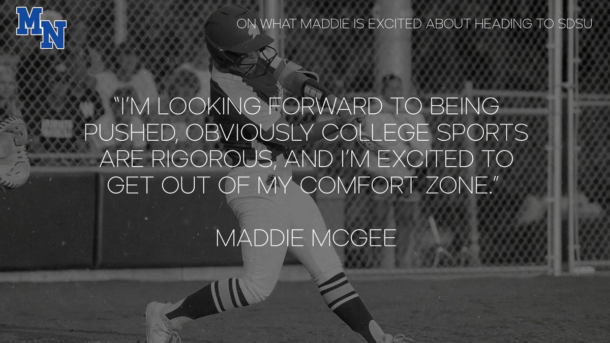 MNHSActivities's tweet photo. Congratulations to @maddie_mcgee8 who has signed on to play softball next season at @GoJacksSB! Best of Luck! https://t.co/zkRIsSnx5g