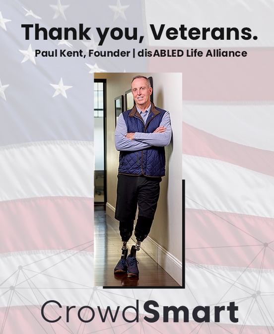 CrowdSmartAI's tweet image. In honor of Veterans' Day, we feature an organization dedicated to enhancing the lives of those who now live with a disABILITY because of their service for our country. bit.ly/3UQ9oWG
#VeteransDay #Veterans #ThankaVeteran