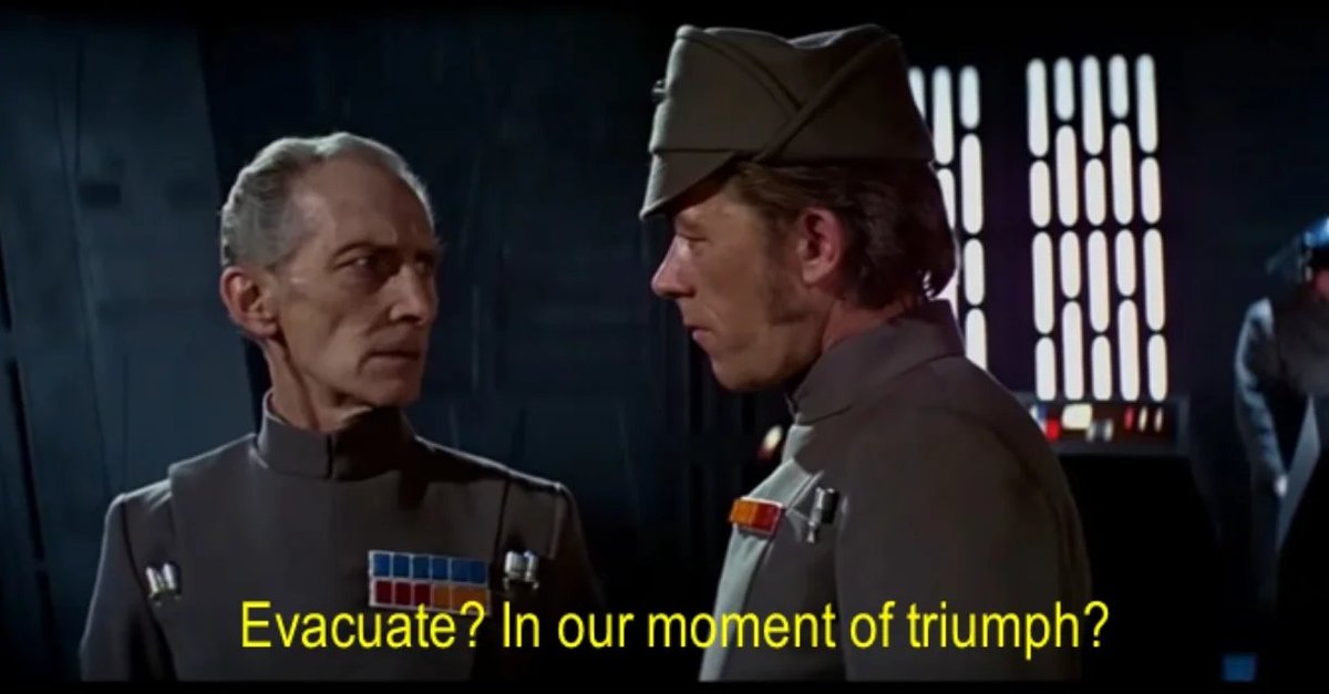 me refusing to leave twitter until it blows up: