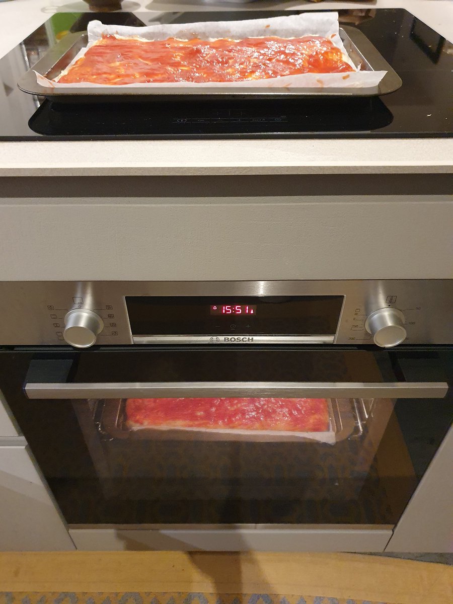 Being friday...it's pizza night! Yey!