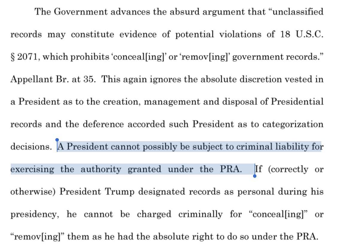 Secrets and Laws on Twitter "Yes, Trump is really arguing that the