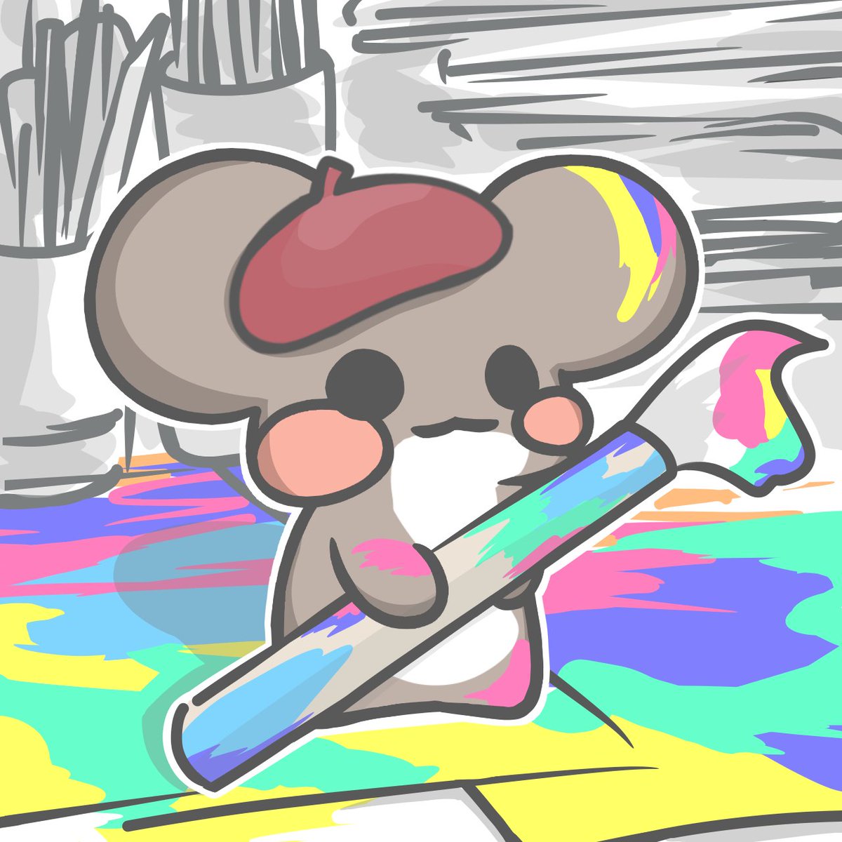 皆さんGM✨  11/12(土)

新作完成しました！芸術家に憧れるカラフロさんです🐸💡今回の子は現実に居る感がより一層強いですね😆今夜20にリスト予定です🔥