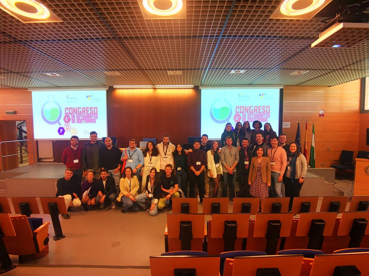 M. Carmen Nicasio (@mnicasio1) on Twitter photo Hoy hemos clausurado la sexta edición del congreso de estudiantes de doctorado en Química. Excelente nivel de nuestros doctorandos. Muy orgullosos de la cantera de futuros doctores de nuestro programa. <a href="/PDQuimicaUS/">PDQuímicaUS</a> <a href="/QuimicaUs/">QuímicaUS</a> <a href="/unisevilla/">Universidad de Sevilla</a> Hoy hemos clausurado la sexta edición del congreso de estudiantes de doctorado en Química. Excelente nivel de nuestros doctorandos. Muy orgullosos de la cantera de futuros doctores de nuestro programa. <a href="/PDQuimicaUS/">PDQuímicaUS</a> <a href="/QuimicaUs/">QuímicaUS</a> <a href="/unisevilla/">Universidad de Sevilla</a>