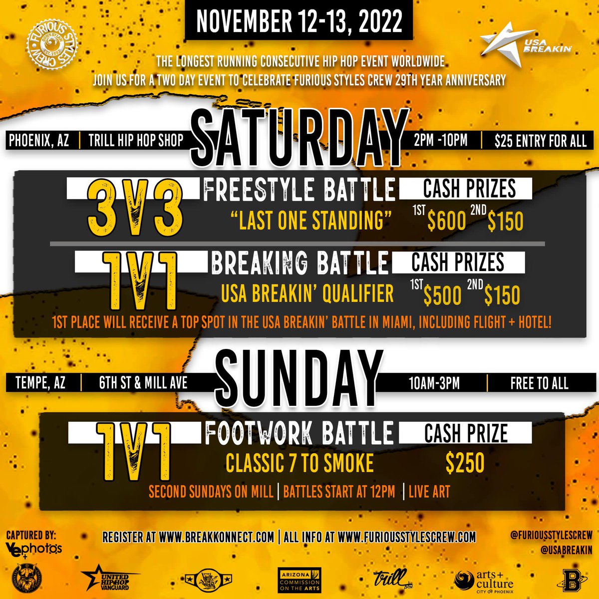 LeeGoddess's tweet photo. I hope you're ready for us, PHOENIX! This is our last national qualifier of the year!! ✈️✈️✈️
#hiphop #freestyle #furiousstyles #LFG #breakin https://t.co/84B9crsN5z
