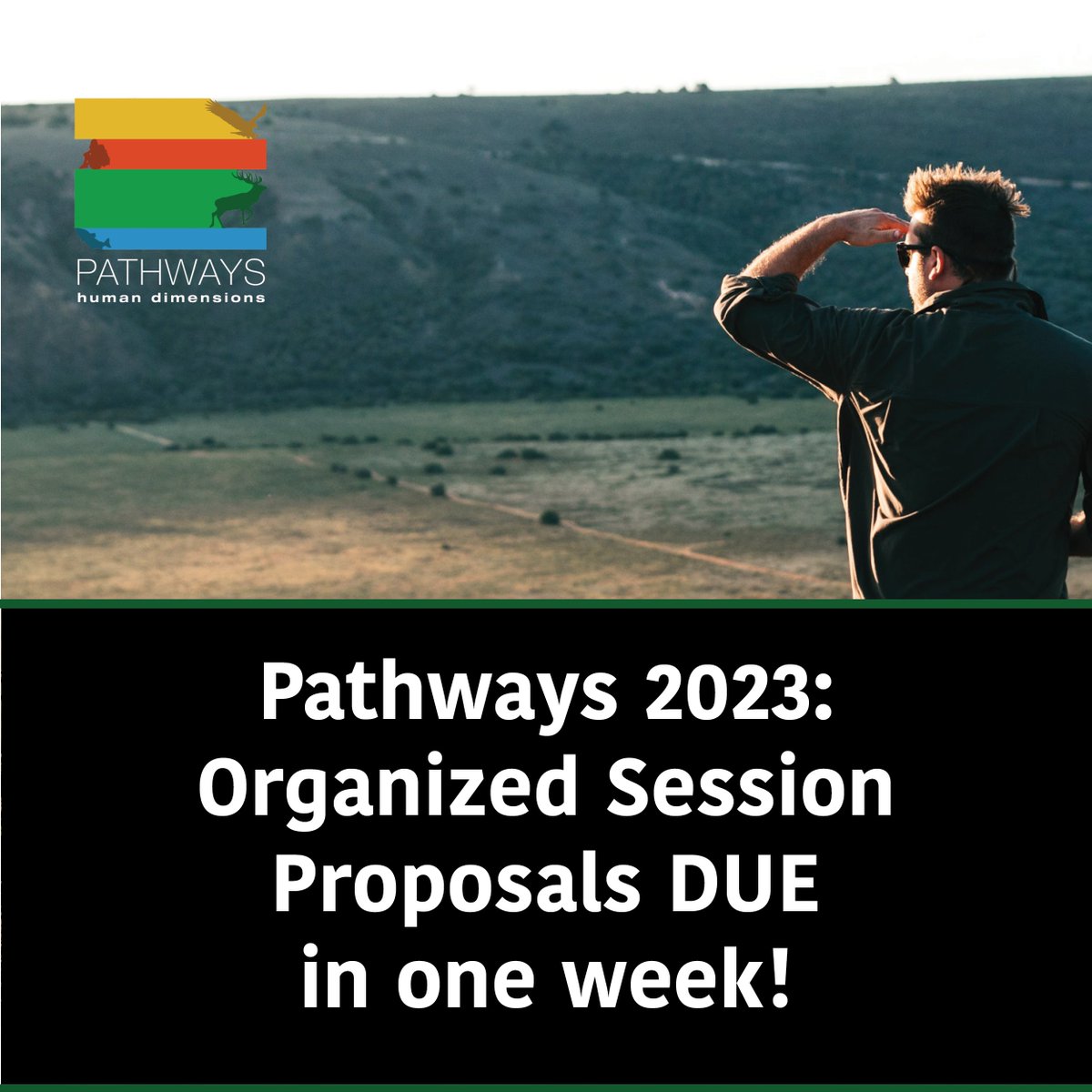 Submit your organized session proposal to the Pathways 2023 Conference with the theme, “Managing Wildlife in an Era of Mutualism.” Organized session submissions are due in just one week on November 18, 2022. 

pathways2023.exordo.com  -via Whova Event App