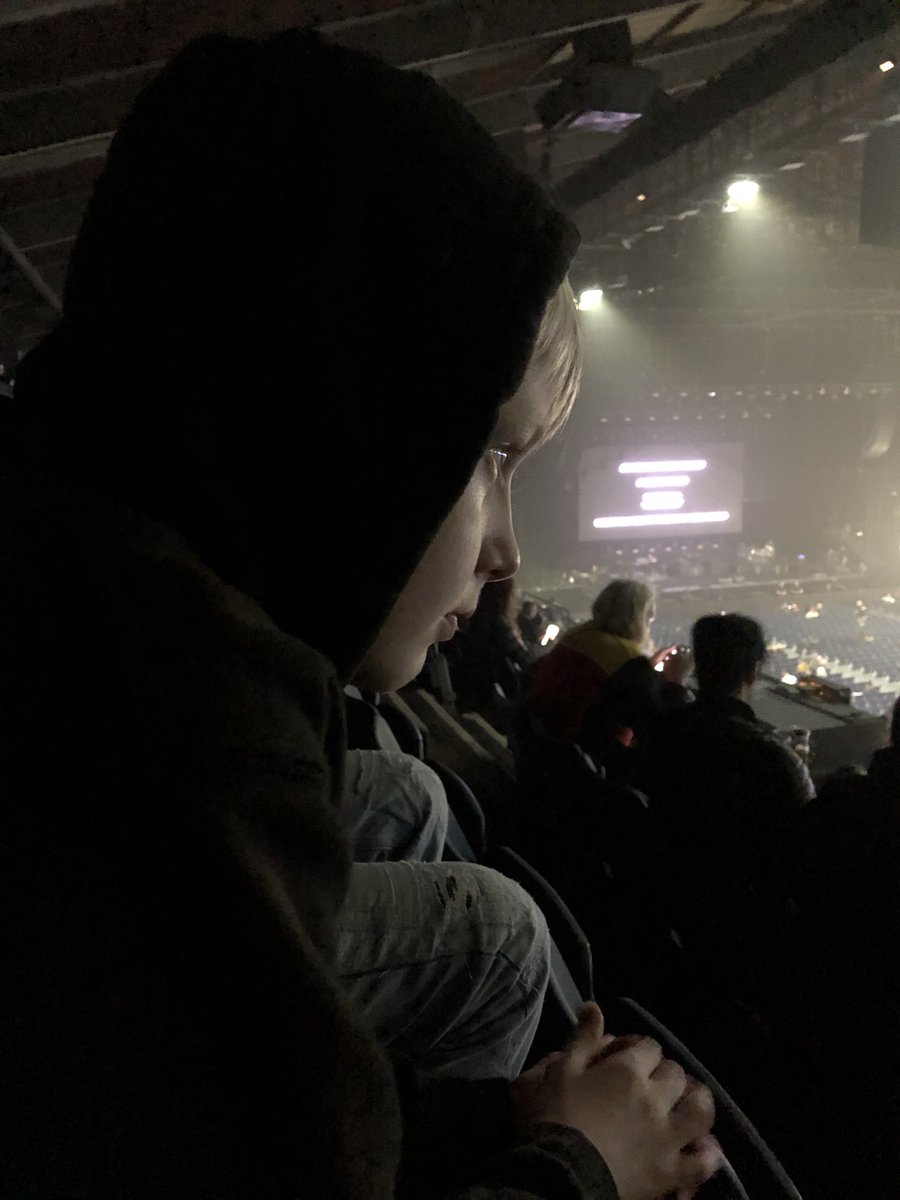 [Ed’s Mum] He might be young but SpaceBoy is a lifelong fan already. <a href="/PorcupineTree/">Porcupine Tree</a> #Porcupinetreewembley