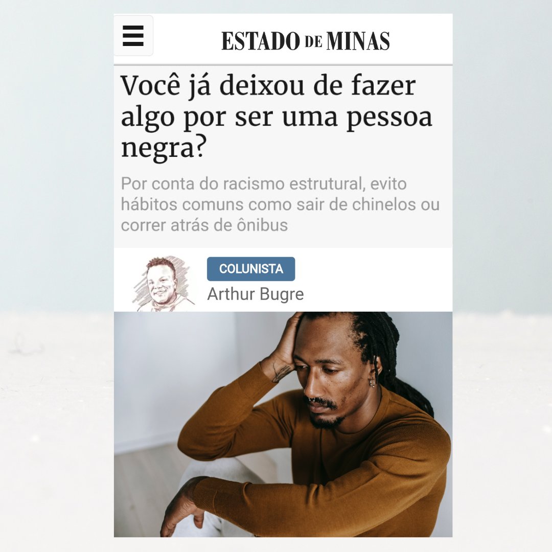 ArthurBugre's tweet photo. Quando compro algo, faço questão de pegar a nota fiscal e guardar bem junto ao produto que comprei. Sempre faço.

Mesmo gostando muito de bonés e blusas com capuz, evito usar essas peças...

https://t.co/t3baFSJ8cP

#diversidade #inclusao #acolhimento #respeito  #comunidadenegra https://t.co/YPbm7hlXwr