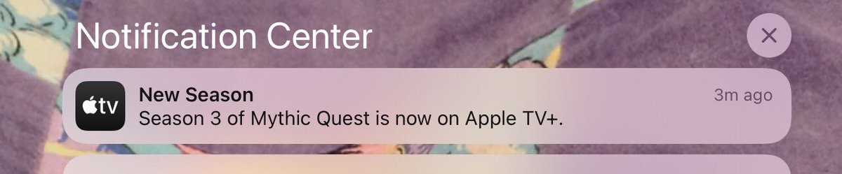 mybroadcastday's tweet photo. I just squealed and yelled YAY to absolutely no one but myself. 

Mister Quest…let’s gooooooooo

#MythicQuest https://t.co/N6dgvbqZiY