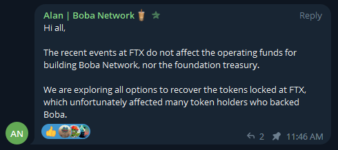 SANDTR0UT's tweet photo. Update on the FTX situation: https://t.co/ZiIcID4XPy
