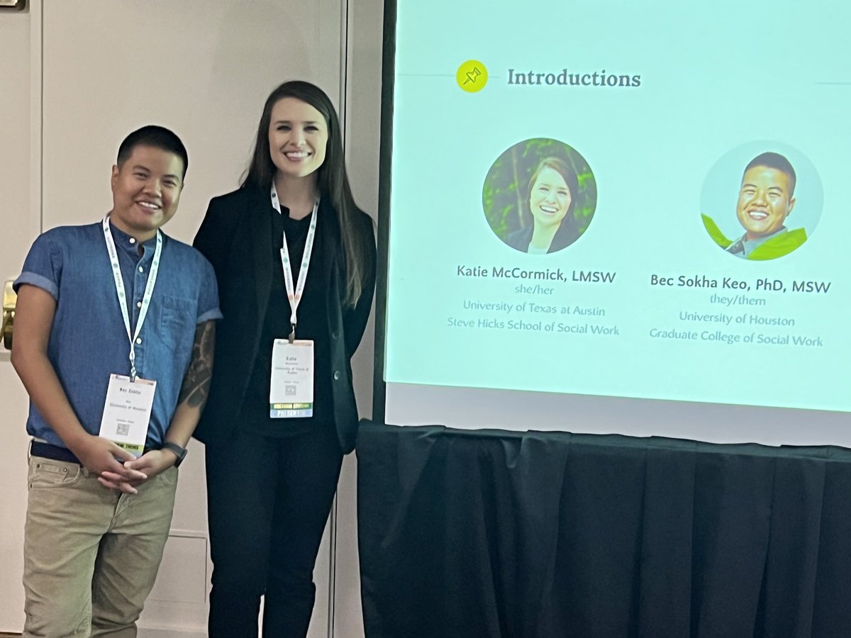 SarahNarendorf's tweet photo. Happening now!! Sustain/GCSW/UT doc students leading the way on public impact scholarship. Come check it out if you’re at #APM2022 ⁦@GCSWHEARLab⁩ ⁦@UH_SocialWork⁩ https://t.co/qLAa4lqSiD
