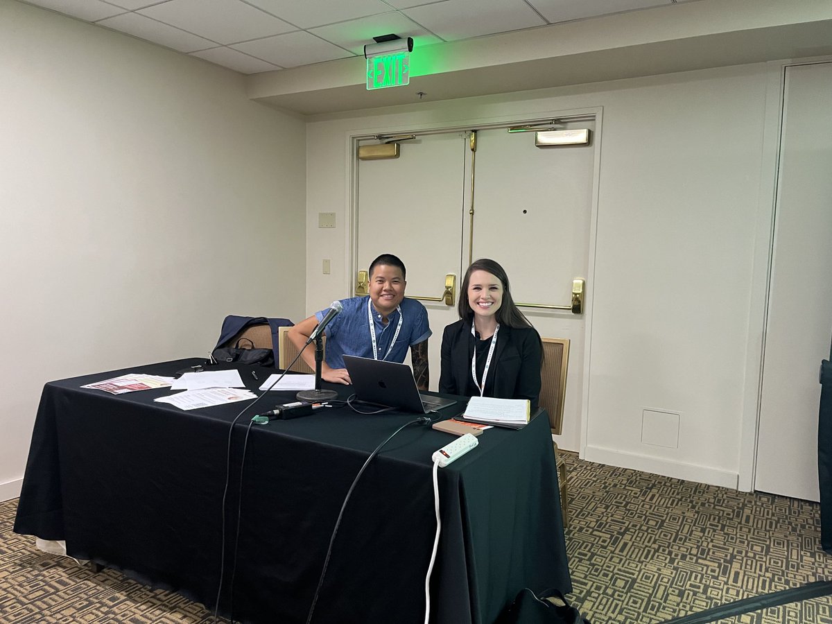SarahNarendorf's tweet photo. Happening now!! Sustain/GCSW/UT doc students leading the way on public impact scholarship. Come check it out if you’re at #APM2022 ⁦@GCSWHEARLab⁩ ⁦@UH_SocialWork⁩ https://t.co/qLAa4lqSiD