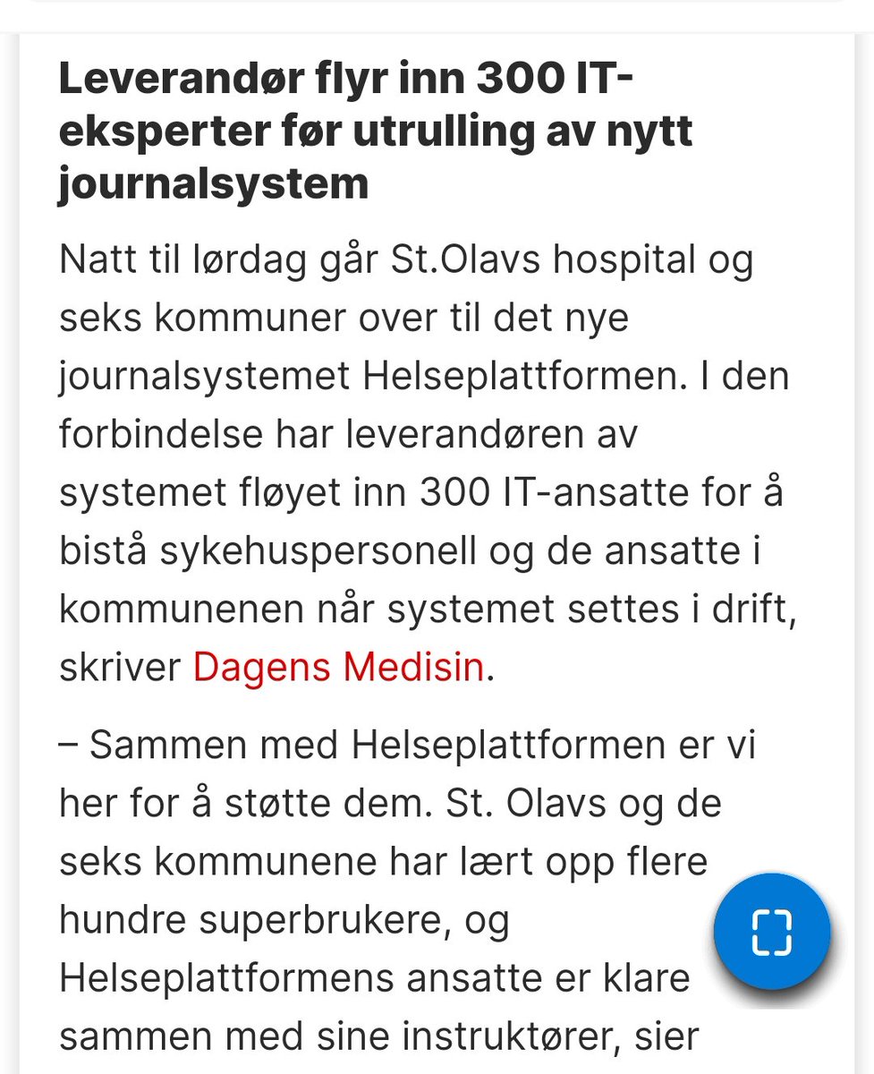 Hvis dette må til når det går i prod så er det helt krise. #helsemidt Vi snakker brannslukking på linje med Tsjernobyl, kun for å tilfredsstille et styre og ledelse ved kunne si at man gjorde "alt".