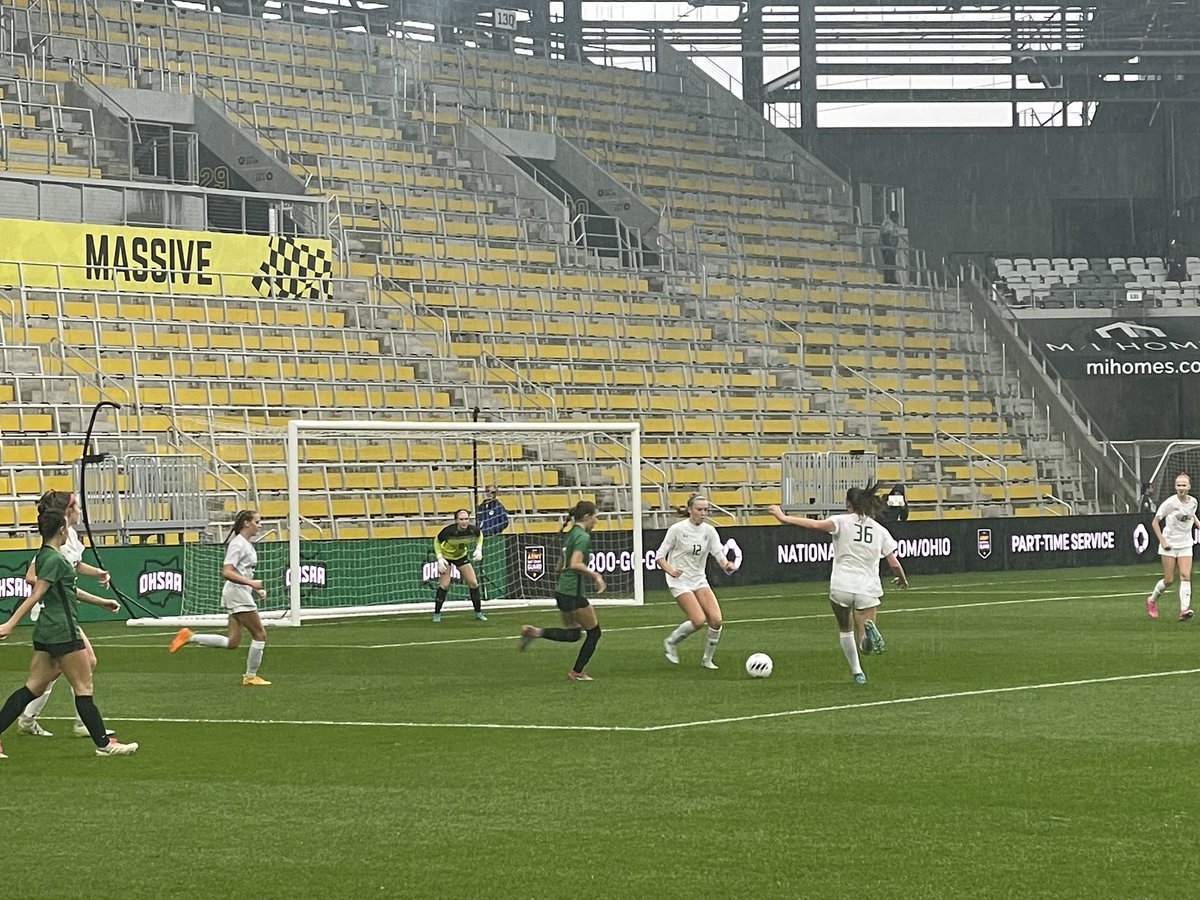 susiharb's tweet photo. 0-0 at the half of OHSAA girls soccer state championship- Go Strongsville Mustangs! ⁦@HS_Strongsville⁩ https://t.co/vBGlYibZrv