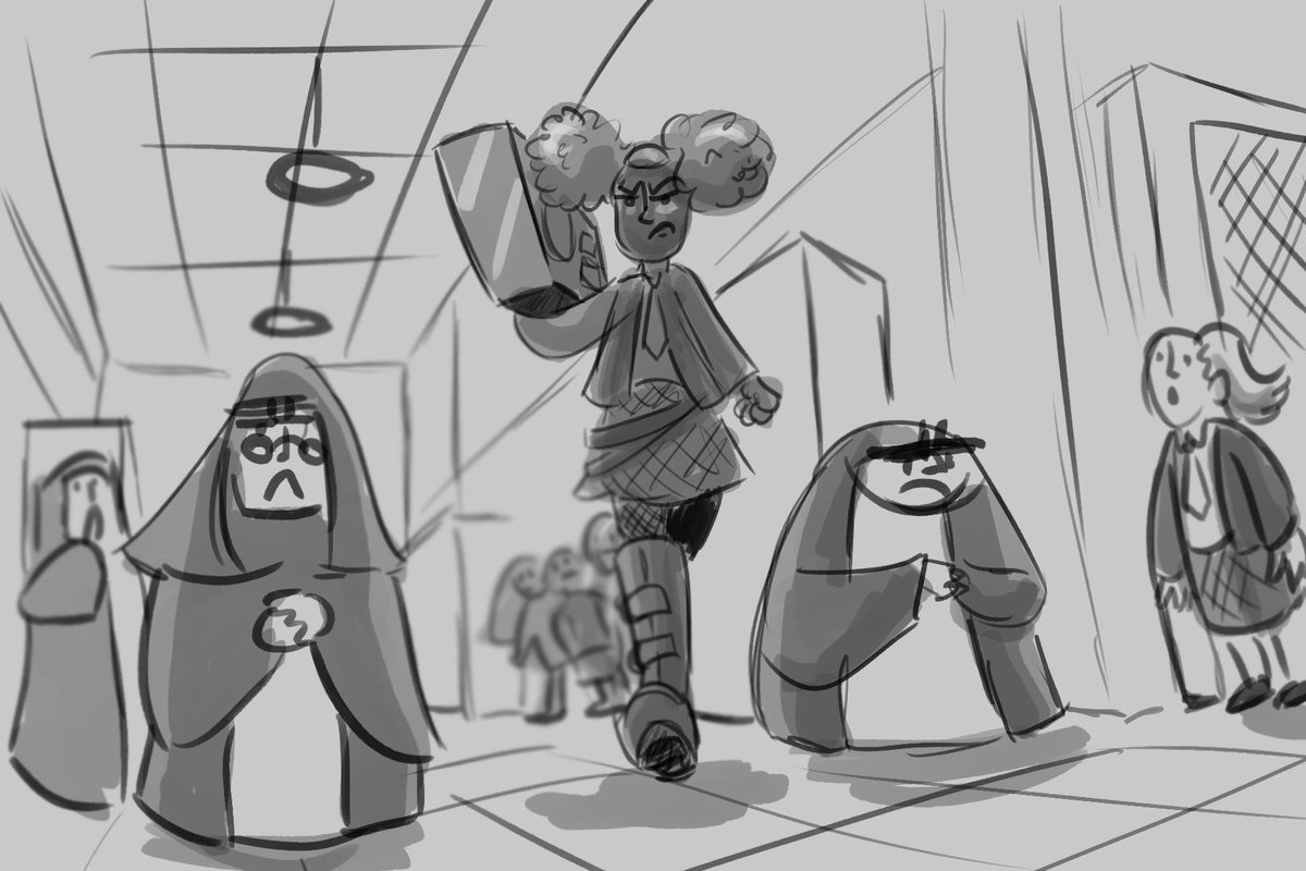 EmWillDraw's tweet photo. Finally watched Windell &amp; Wild on Netflix, and loved it! Did a few storyboard practice frames for warmup, may do some more later on. #netflix #wendellandwild #storyboard #openforwork #photoshop https://t.co/bKo430rdfg