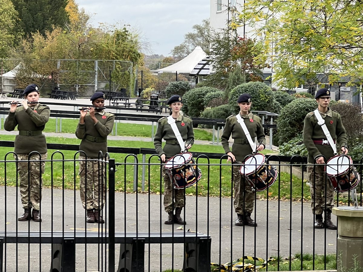 WisemanEaling's tweet photo. The Cardinal Wiseman cadets are magnificent. Thank you  for leading the school through our remembrance ceremony https://t.co/kGTViizBzO