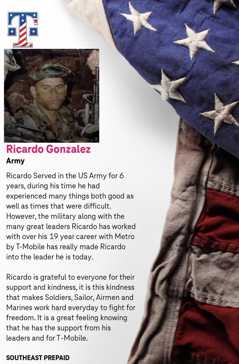TonyCBerger's tweet image. Happy Veterans Day from the Southeast! Happy to spotlight RSM, Ricardo Gonzalez for his service in the Army! 🇺🇸 #MobilizeForService @AnnieG_FL @thayesnet
