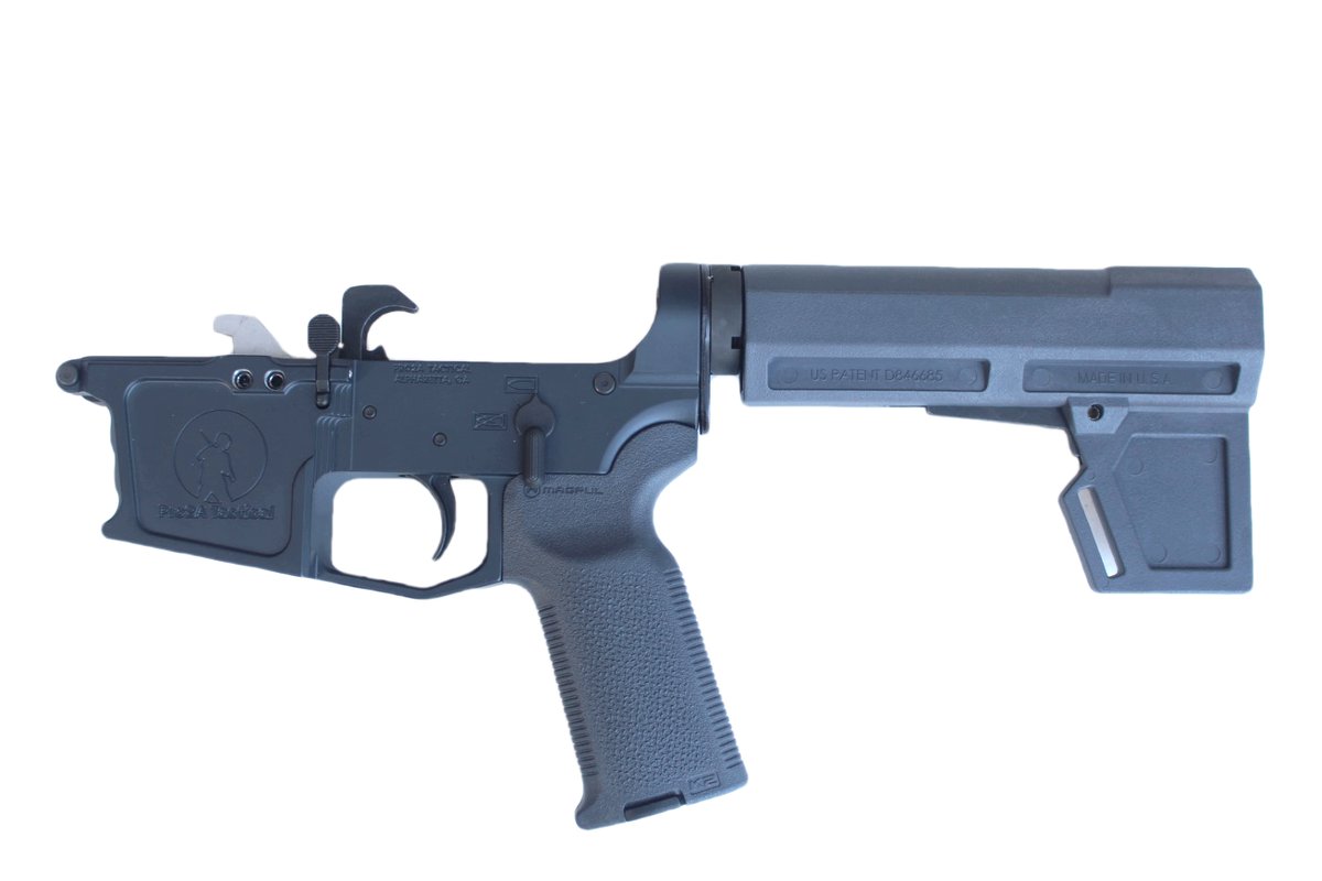We've got 9mm and 45 acp lowers in magpul stealth gray color now! #ar15 #ar9 #ar45 #ar15parts #guns #gunsdaily #gunsgunsguns #9mm #45acp