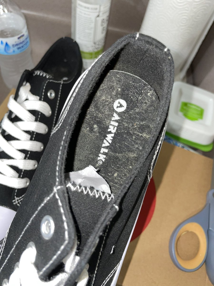mathewmoreno's tweet photo. Ordered some @PaylessIsBack shoes and they came with some mold we didn’t order 😬😬😬 https://t.co/X9OxS6Hjzr