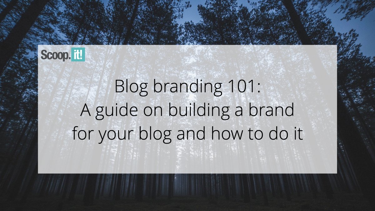 scoopit's tweet image. Blog Branding 101: A Guide on Building a Brand for Your Blog and How to Do It #blogbranding #blog #branding #guide hubs.ly/Q01rCmkn0
