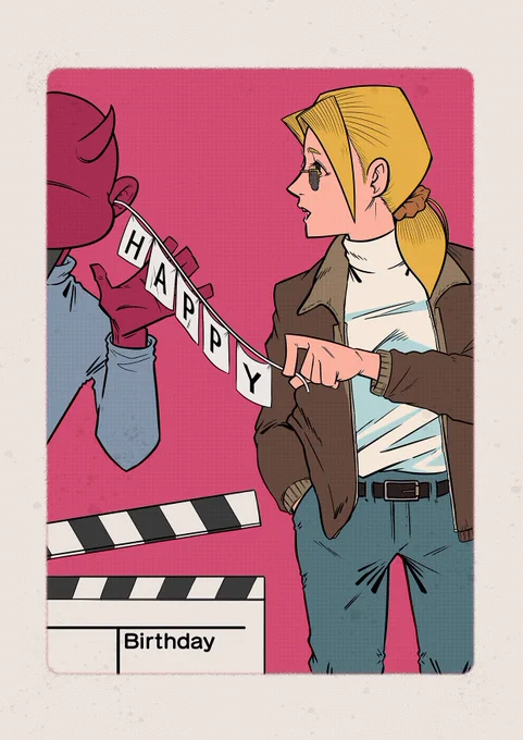 相互さんの誕生日イラスト誕生日には間に合わなかった… 