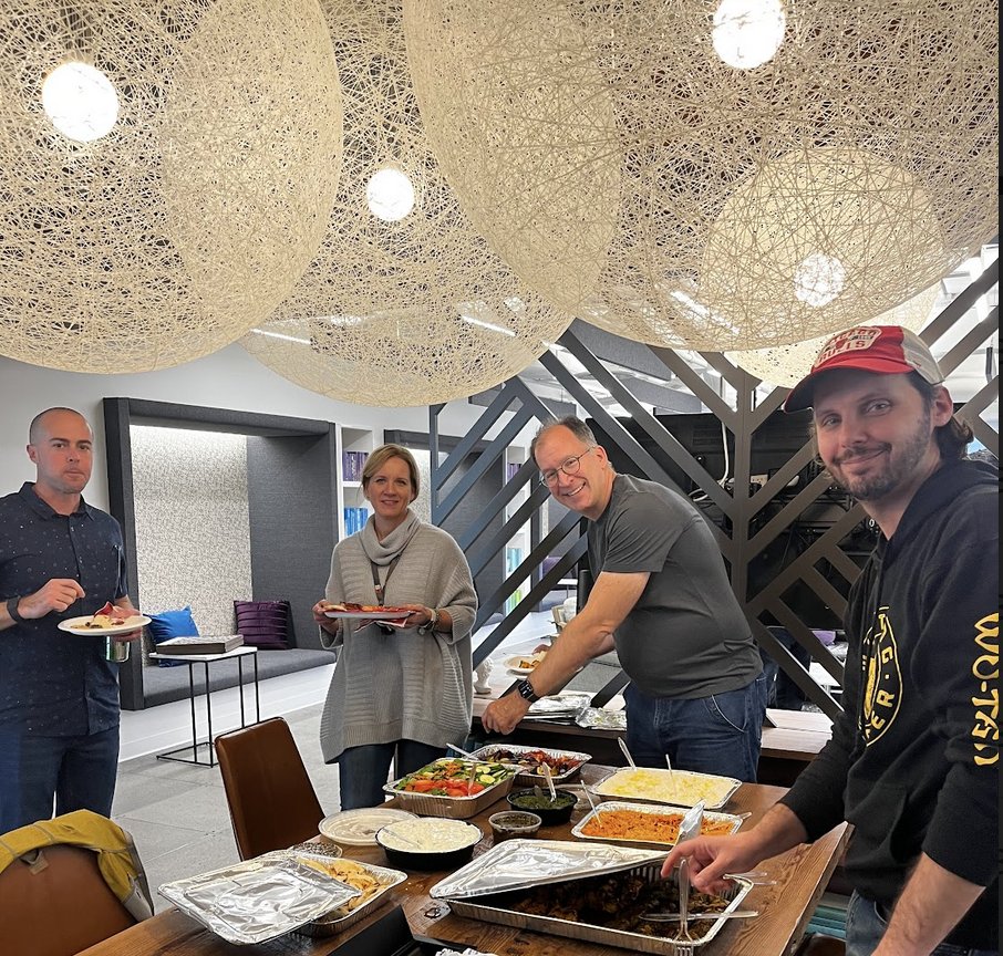 Syntasa's tweet image. 🍂Thanksgiving potluck! Was nice gathering with the Syntasa and @ABSC_Tech teams over some food, drinks, and good conversations. We’re so grateful for the talent on our team and the work we get to do together!

#teampotluck #digitalbehavior