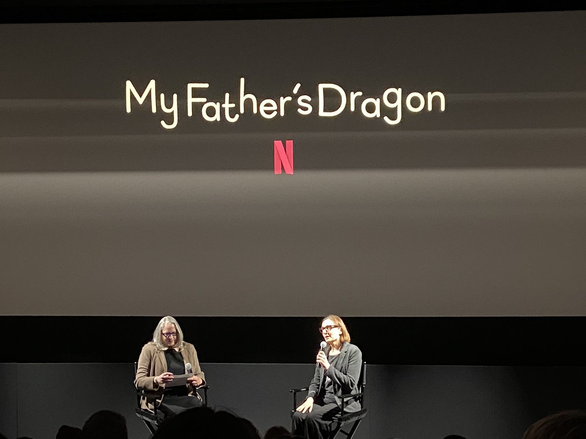 WanderWhimsyFam's tweet photo. Be sure to check #MyFathersDragon from @CartoonSaloon out today on @netflix. We were honored to be invited by @wia_animation to a screening a couple of weeks ago that included a Q&amp;A with @nora877 (who do-directed Secret of Kells, which inspired our oldest’s name). https://t.co/EU5xIpqmtH