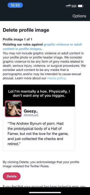 Not with all this porn on here 🤦🏽&zwj;♀️ https://t.co/4oGBvBz1bi