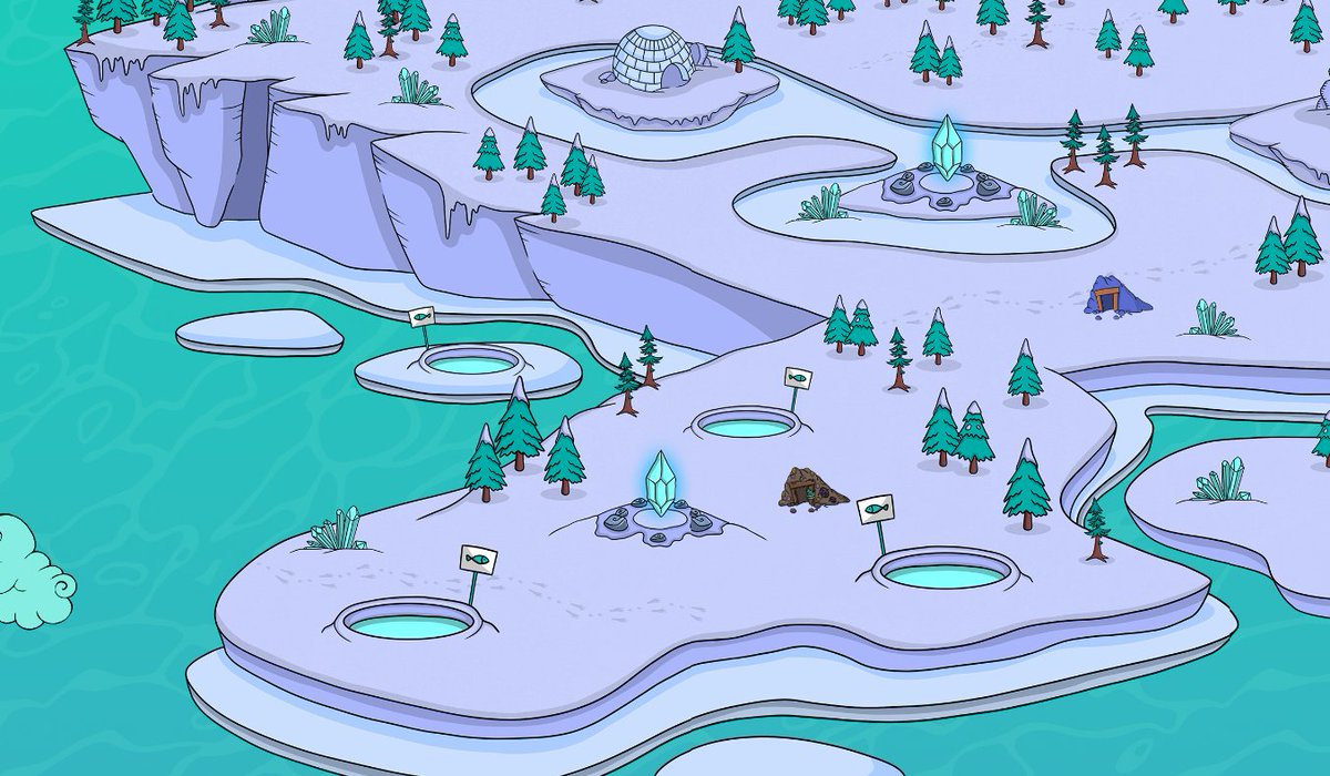 What is happening in the crypto ecosystem may have disturbed you. But don't forget to chat with your friends for some relaxation while fishing in Solderland. This may be good for you.

Oh! Where do these footprints go? or should I say blueprints? 👀