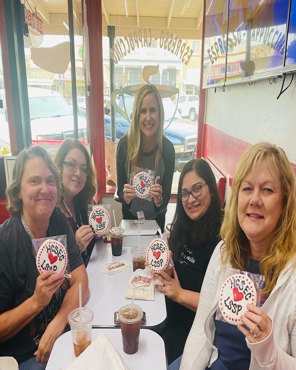 HollyBell_tx's tweet photo. We loved celebrating with lunch and special cookies from Clear River! Thank you to our LSSPs! We couldn’t do our jobs without you❤️ https://t.co/zYFOU7tUk0