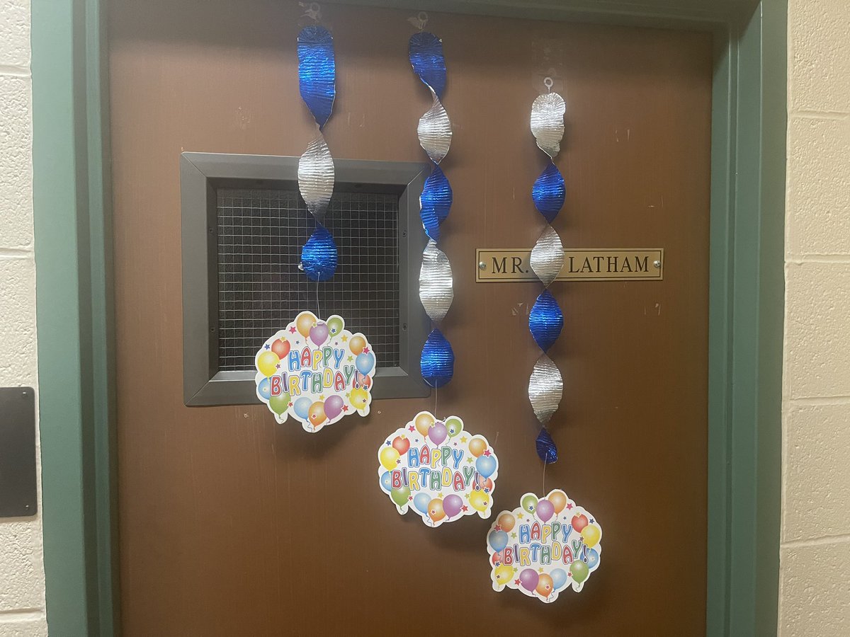 Thank you to the amazing custodial staff at TLK. They sure know how to make a guy feel special!