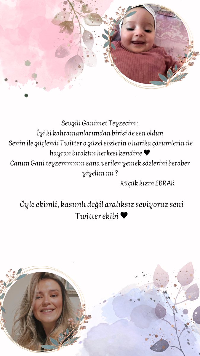 Tüm içten duygularım ile yazıyorum iyi ki varsınız 🤍🌸
Beraber bitirdik bu mücadeleyi ve kazanan EBRAR oldu 😇 <a href="/ebrara_nefes_ol/">RAVZAYAUMUTOL</a> müthiş olan sizlerdeniz , şahane olan o kalplerinizdi 🙏🏻