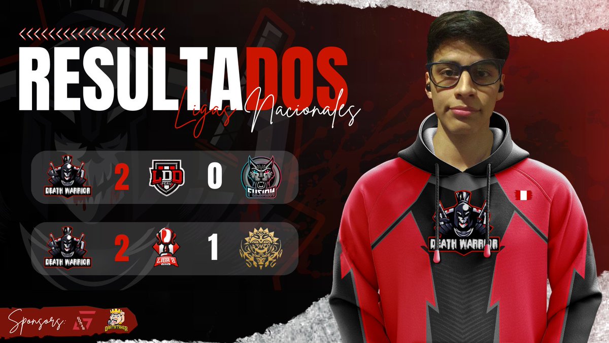 #CR | RESULTADOS 

Doble victoria en liga nacionales, seguiremos dando lo mejor en la arena local 🇵🇪🔥

🏆 <a href="/LDD_PERU/">LDD 🇵🇪</a> [C J1]
🆚 <a href="/ClashLoco/">MR FUSION</a>
🎯 2-0 ✅
🎖️ <a href="/FabricioJR30/">Fabrício™</a>

🏆 <a href="/Liga_2PE/">LIGA 2 PERÚ</a> [J5]
🆚 <a href="/Inkarri_ESports/">Inkarri eSports</a>
🎯 2-1 ✅
🎖️ <a href="/Burpy0103/">Burpy</a>

#GoDW
🎨 <a href="/IsabelSnchezch2/">Isabel SCH</a>