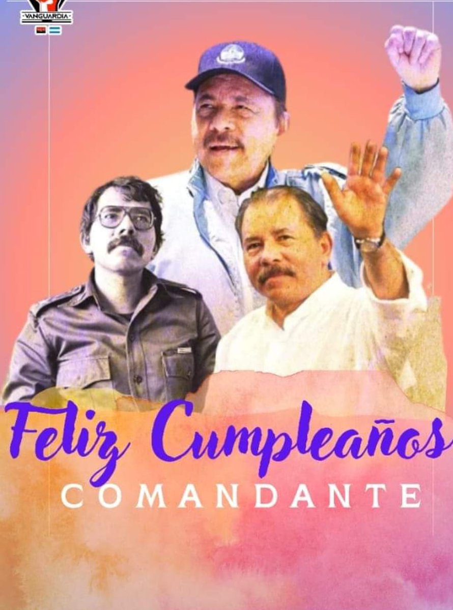 Feliz cumpleaños mi Comandante y Líder del pueblo Nicaragüense!! #Daniel77TeQueremos #LeonRevolucion <a href="/ElProfeSandini1/">El Profe Sandinista</a> <a href="/jerombar/">Miguel Jerónimo</a> <a href="/CadenasUve/">UVE-CRISTHIAM CADENAS🔴⚫</a> <a href="/BacaIvania/">Petrona Ivania Baca Lezama</a> <a href="/primera_capital/">León Primera Capital De La Revolución</a>
