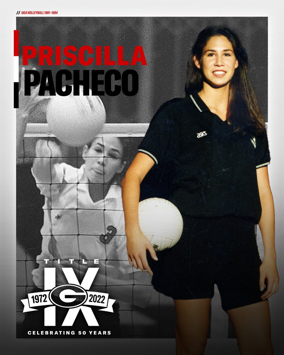 Priscilla Pacheco became <a href="/UGAVolleyball/">Georgia Volleyball</a>'s first First Team All-American. A four-time All-Region player and three-time All-SEC selection, she led the NCAA in kill in 1994.

She holds the UGA record for career points and kills and was inducted into the Circle of Honor in 2006.