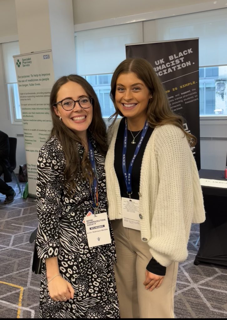 It was great to share work from two of my research projects today at @rpharms #RPSConf22 

Proud of @IndiaCannon6 for sharing her (soon to be published!) systematic review from her MPharm undergrad degree — she is one to watch! 👏🏼 #futureofpharmacy 

@NCL_Pharmacy @NuTHPharm