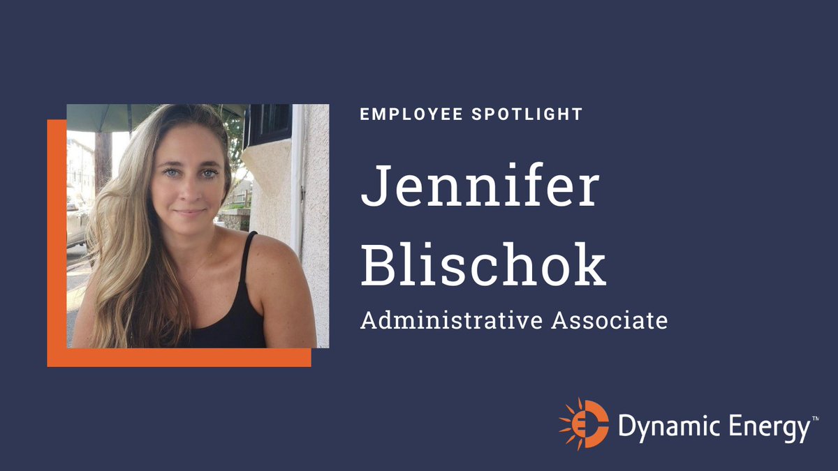 dynamicenergyus's tweet photo. The warmest of welcomes to Jen Blischok who will be joining our Development Team! Prior to starting here Jen was a Middle School Science and Math Teacher for 9 years. In her free time Jen enjoys walking her pup, Lucy, volunteering, and being outdoors. Welcome Jen! #FridayFeature https://t.co/AYt4GMJbeX