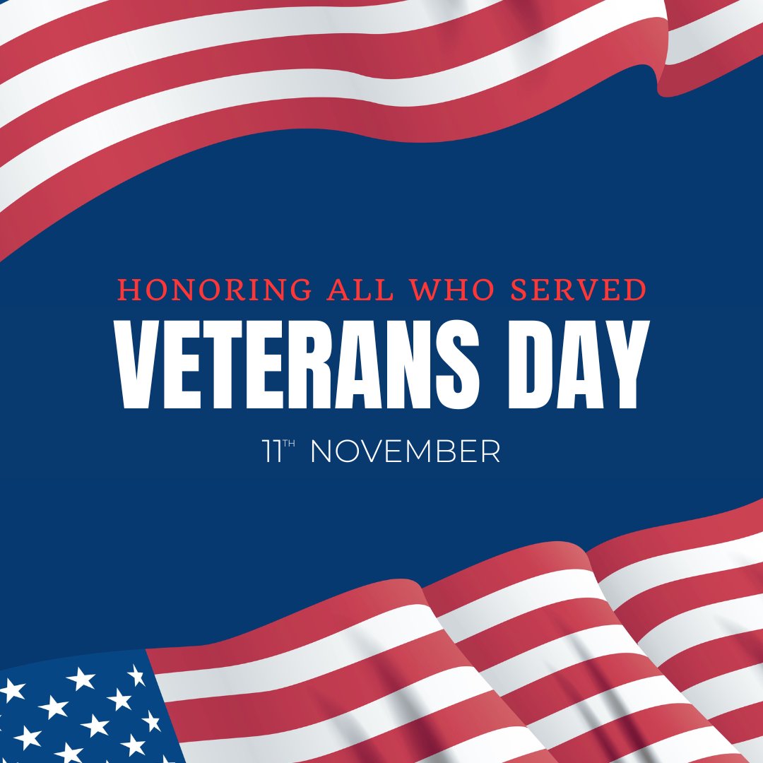 Happy Veterans Day from all of us at Harborside. 🇺🇸 Today and every day we honor and thank America's Veterans for their service to protecting our country.