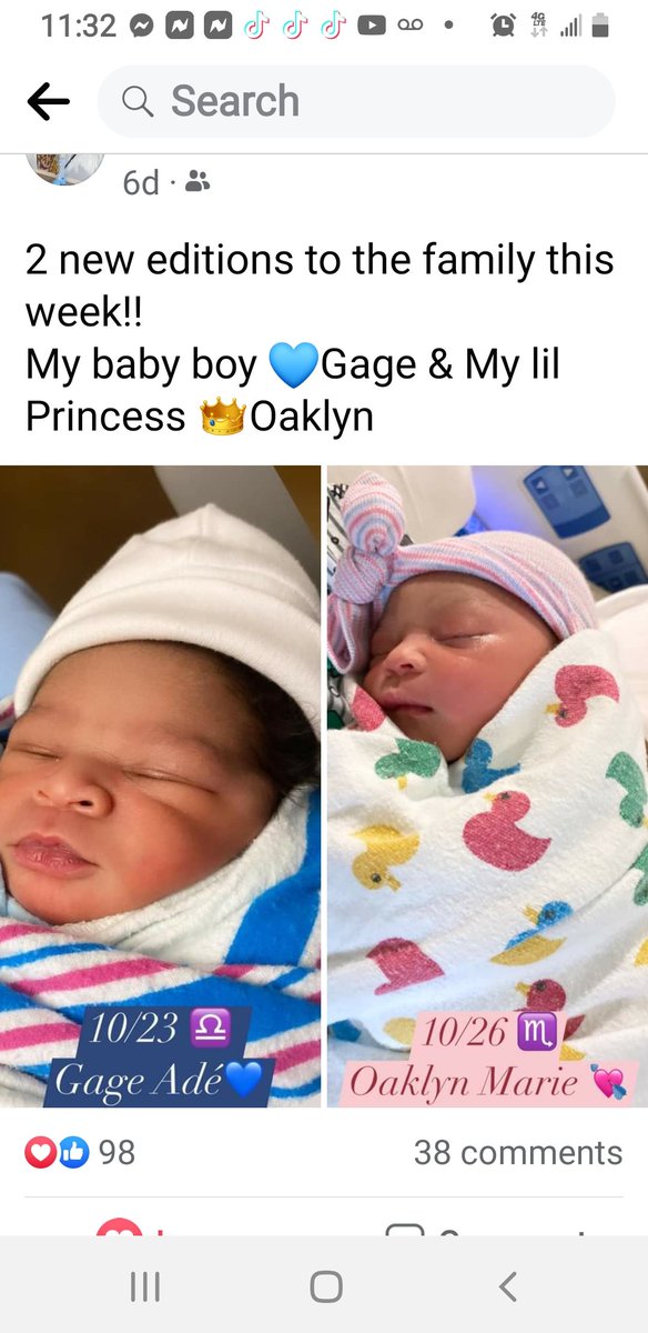 MsReeda1's tweet photo. When your G-babies are days apart!  Love it!! https://t.co/DKmTNU3N6K
