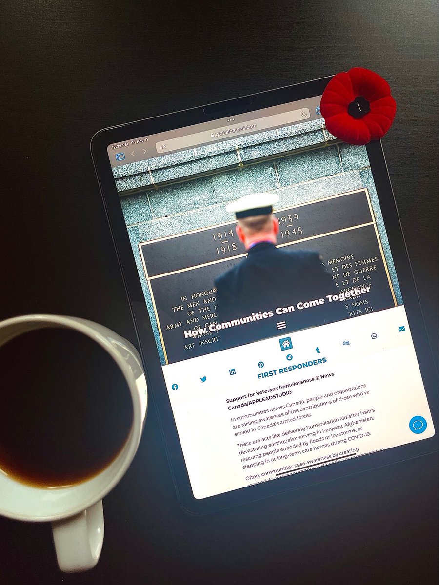 5FifthStory's tweet photo. We take a moment to honour all the brave men &amp; women who have &amp; continue to serve our country. As we reflect on the sacrifices they have made, take a moment &amp; check out the article in Global Heroes that highlights How Communities Come Together: Support for Veterans homelessness. https://t.co/hCQQX6omuL