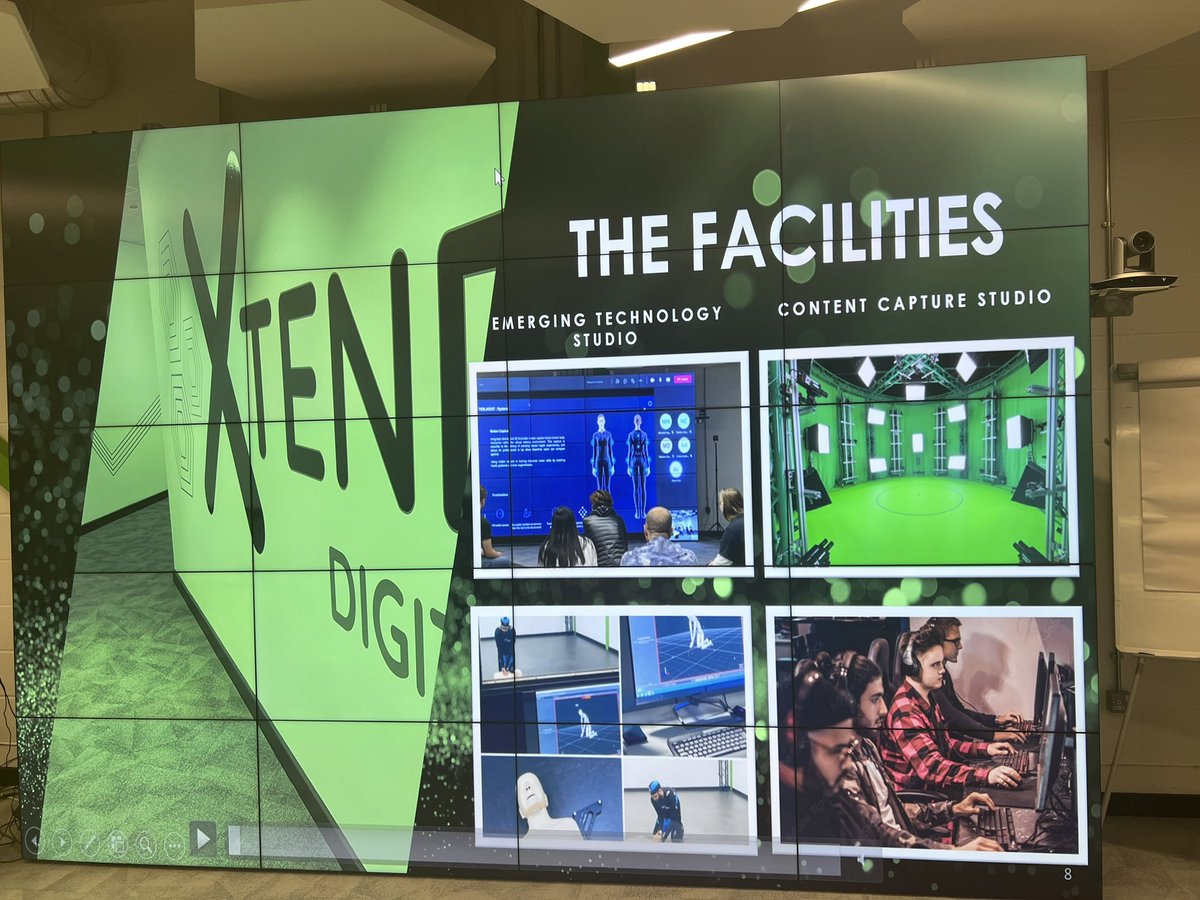 Fascinating day out at USP XTEND Digital Campus Essex looking at the technology they use for cross site training, hybrid meetings, VR &amp; much more - ahead of the game &amp; much to learn