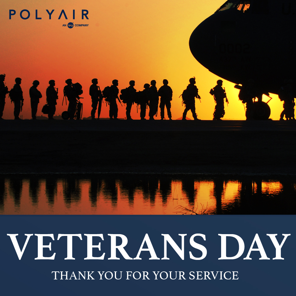 PolyairPro's tweet image. Polyair would like to thank all the veterans for their hard work, dedication, and service. We salute you!

#veteransday #thankyou