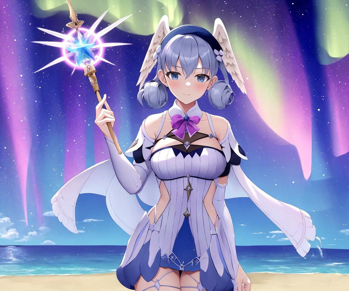 Melia, Eryth Sea. via custom tuned model.
#Melia #XenobladeChronicles3 #AIArtwork #Art #Nintendo #NintendoSwitch