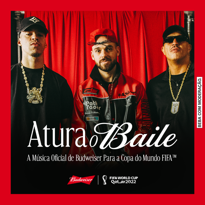 Budweiser_Br's tweet photo. #AturaObaile: a música oficial de Budweiser para a Copa do Mundo FIFA™.