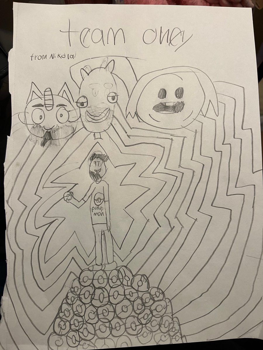 My son made this for my husband today 😆