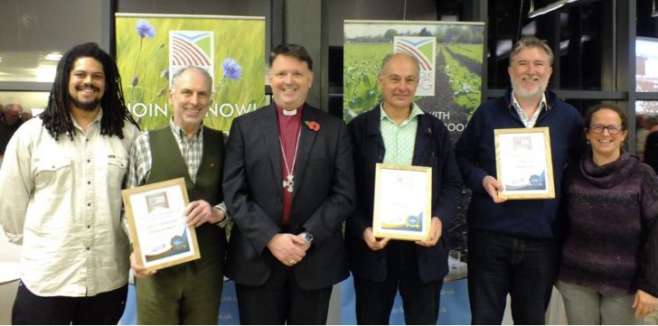 Congratulations 🎉 to AR Wilson Ltd for winning our 2022 farm conservation competition. @DeepdaleFarm worthy runners up. Thorpe Hall Manor highly commended. Sponsored by @AnglianWater. Ian MacNicol Memorial Trophy 🏆. Excellent guest speakers @bishopnorwich @LinesMartin @NFFNUK