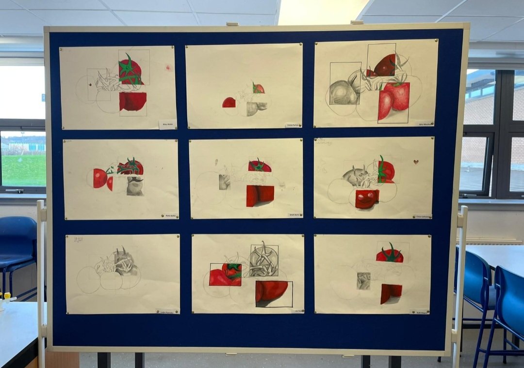 ArtsGHS's tweet photo. More photos from our S3 exhibition @Miss_McCreadie @GracemountHigh celebrating success https://t.co/GkBlpnQYMm
