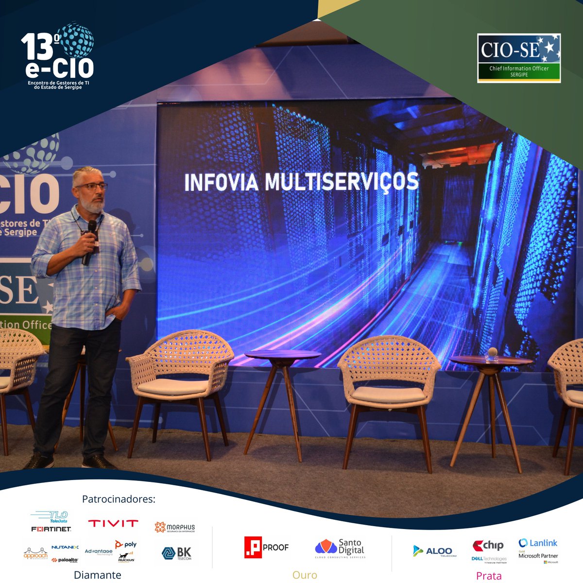 ciosergipe's tweet photo. TeleData e FORTINET são empresas parceiras diamantes que apresentaram seus produtos e serviços.
#VemComAgente
#13eCIO
#VamosJuntos https://t.co/NpHBsCGruz