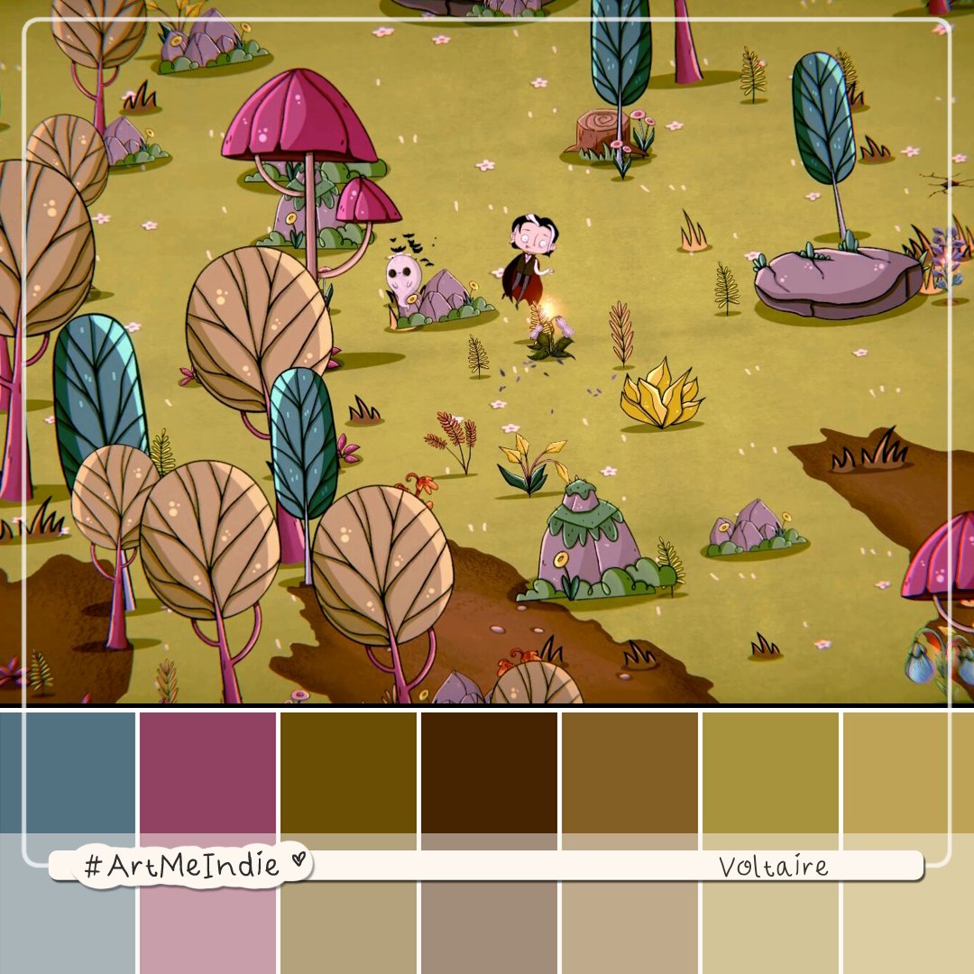 Art Me Indie / Color Feed of Indie Games (@artmeindie) on Twitter photo ๐ The Colors of #PitchYaGame // 10
๐จ An #IndieGame inspired #ColorPalette
๐ฎ Game: Voltaire
๐ The #GameDev: <a href="/DigitalityGames/">โ๏ธ Digitality Games โ๏ธ We make games and stuff!</a>
-//-
#Art #IndieGames #GameDev #IndieGameDev
#VideoGames #IndieDev #ScreenshotSaturday ๐ The Colors of #PitchYaGame // 10
๐จ An #IndieGame inspired #ColorPalette
๐ฎ Game: Voltaire
๐ The #GameDev: <a href="/DigitalityGames/">โ๏ธ Digitality Games โ๏ธ We make games and stuff!</a>
-//-
#Art #IndieGames #GameDev #IndieGameDev
#VideoGames #IndieDev #ScreenshotSaturday