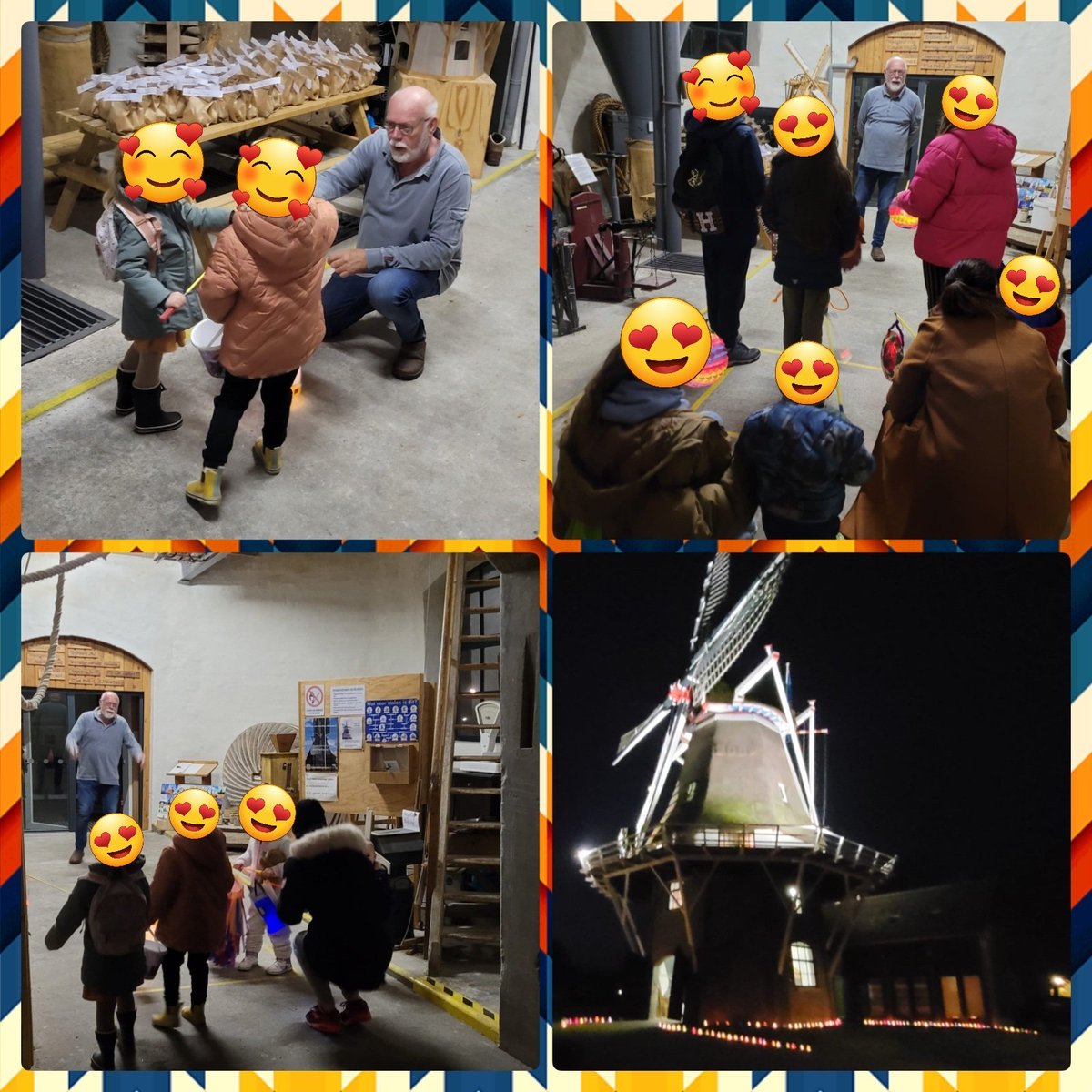 1/2 Een kleine impressie van deze fantastische avond! 🥰 Bijna 100 kinderen kwamen langs om met hun lampion te zingen in onze molen en kregen iets leuks en lekkers mee naar huis. Heb je dit nou gemist of wil je nóg een keer langskomen? Dan hebben we goed nieuws! (Zie bericht 2/2)